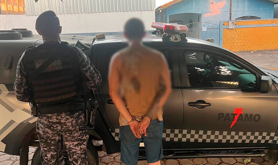 JI-PARANÁ – POLÍCIA MILITAR CUMPRE MANDADO DE PRISÃO E CAPTURA FORAGIDO DA JUSTIÇA NO CENTRO DA CIDADE