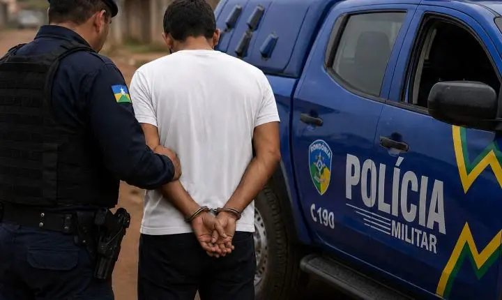 Foragido da Justiça de Minas Gerais é preso durante abordagem policial em Rondônia